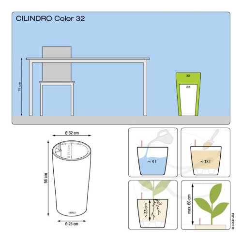 Lechuza Cilindro Color